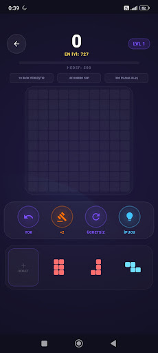 A vivid alternate Block Bloom Puzzle board